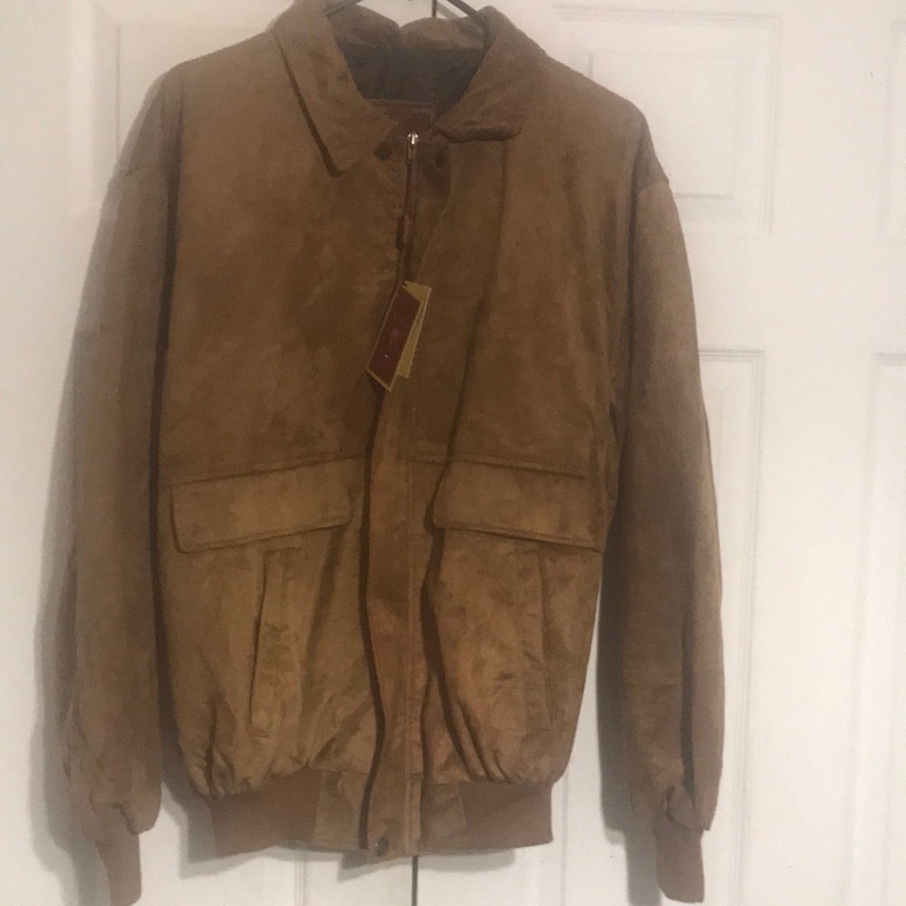 NWT Men’s Faux Suede Jacket